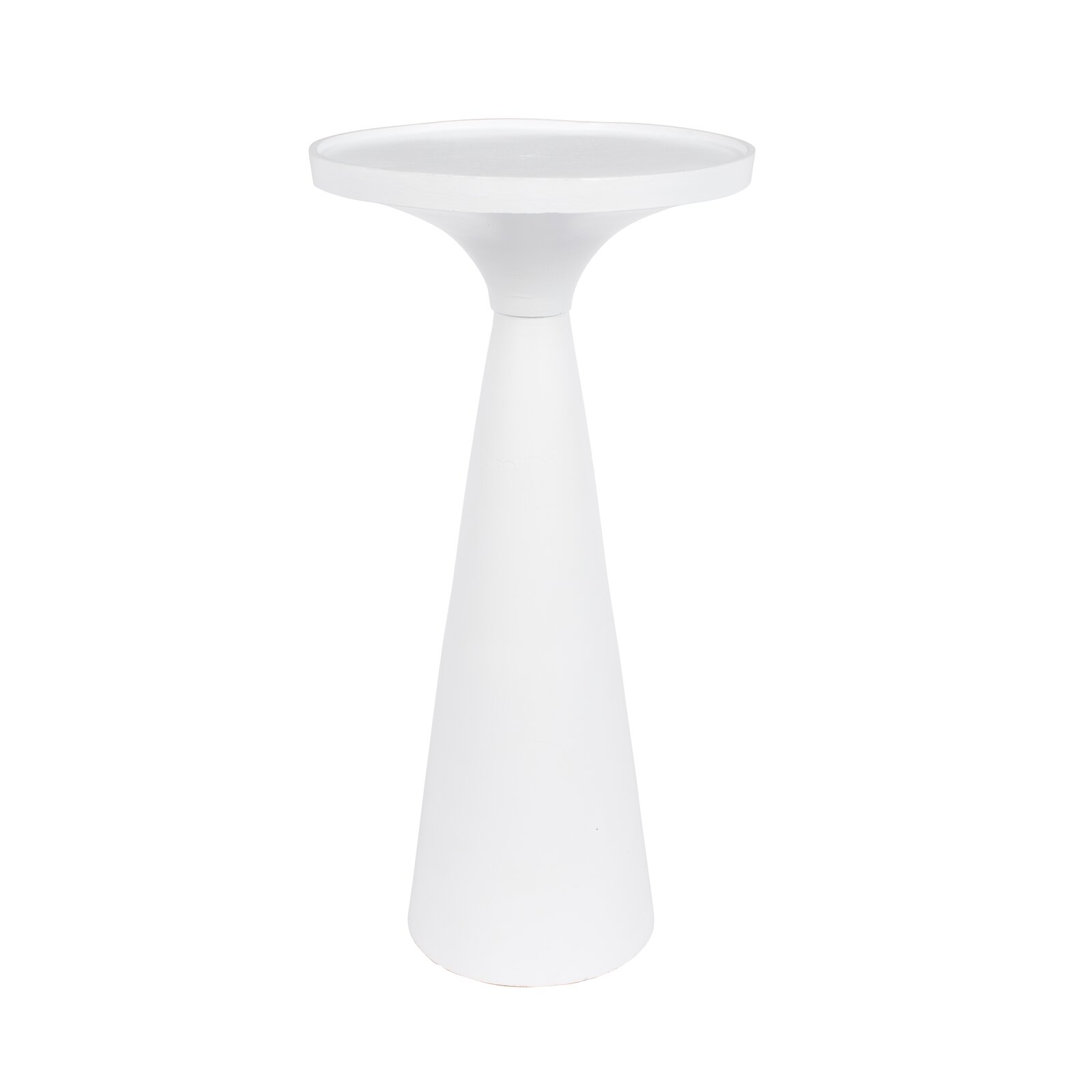 Zuiver Floss 22'' Tall Tray Top Pedestal End Table